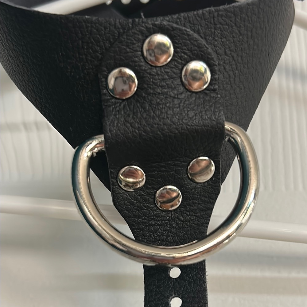 Black Leather Harness - Picture 2 of 2
